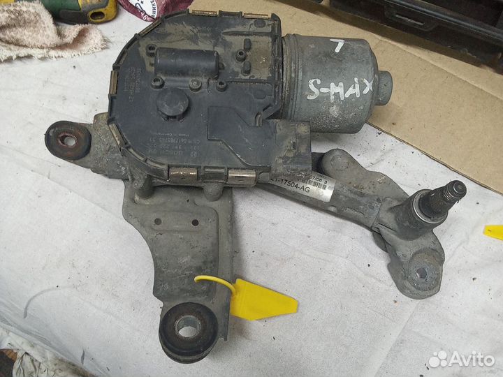 Моторчик стеклоочистителя левый Ford S-MAX