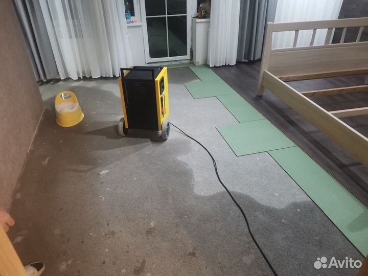 Сушка штукатурки, аренда осушитель воздуха