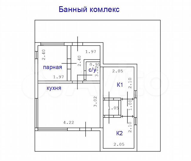 Коттедж 165 м² на участке 20 сот.