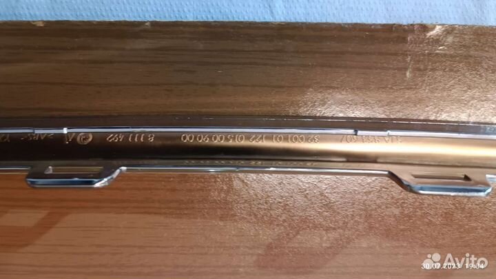 Хром на решетку радиатора шкода рапид