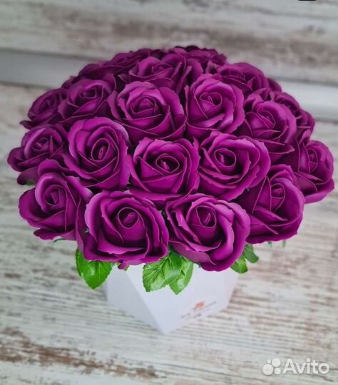 Букет из пенных роз