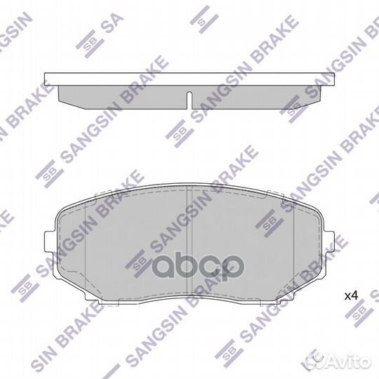 Колодки торм.пер. mazda CX-7 2006, CX-9 2007