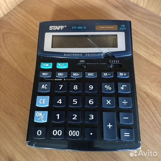 Калькуляторы большие Casio, Citizen, Staff