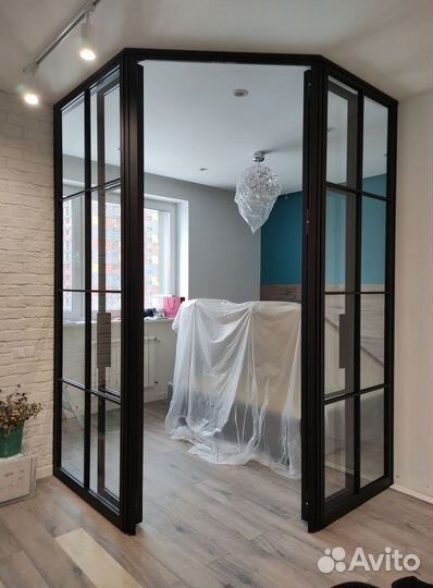 Алюминиевые перегородки лофт