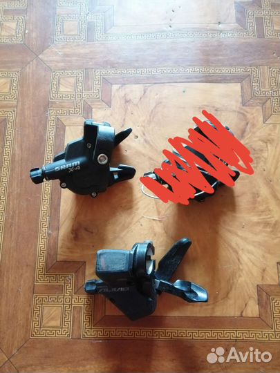 Манетка левая Sram x4, Alivio