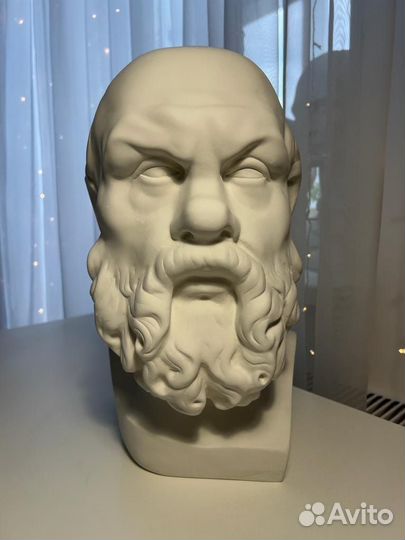 Гипсовая голова Сократ