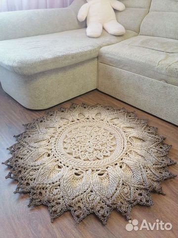 Ковёр вязаный