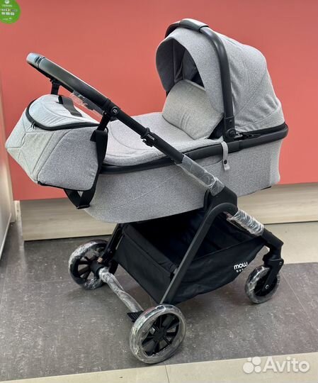 Коляска 2 в 1 Mowbaby Move silver