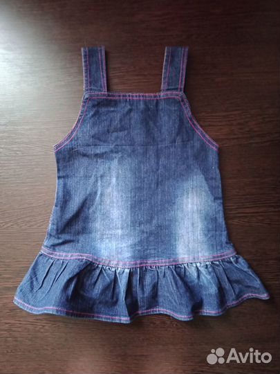 Джинсовое платье сарафан