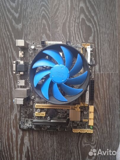 Комплект процессор, мат. плата, озу, кулер