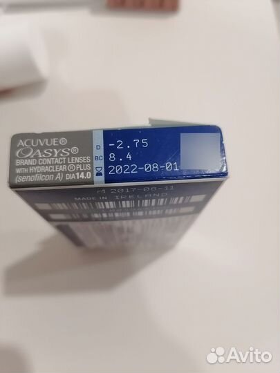 Линзы контактные acuvue oasys