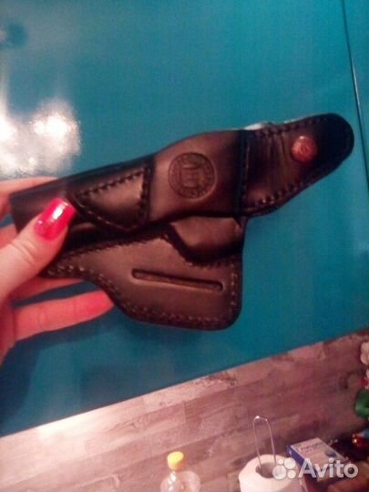 Кобура черная кожа для тт кошелев