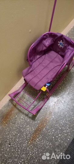 Детские санки с колесами