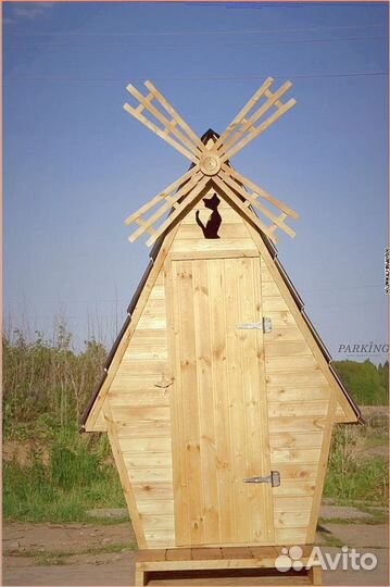 Дачный туалет с кошкой гйщ 493