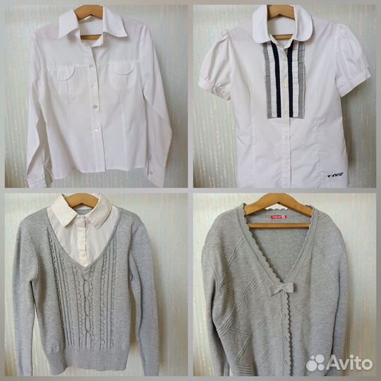 Школьные блузки, кофты для девочек 140-164