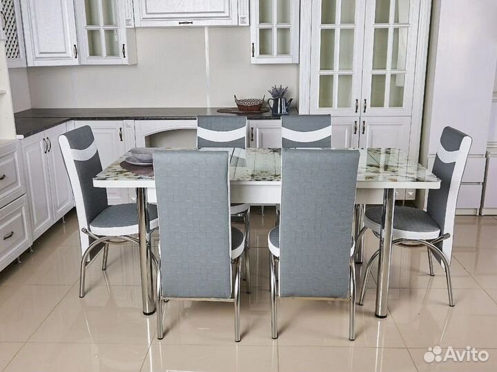 Обеденная группа раскладной стол и стулья