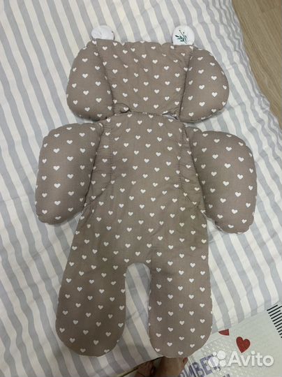 Матрасик вкладыш в автолюльку или коляску