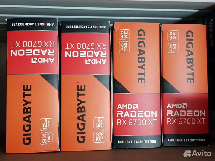 Ферма на RX 6700 XT (4шт.)