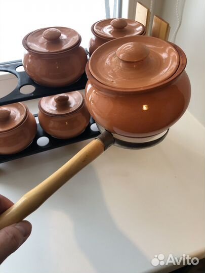 Горшочки для запекания керамические 6 штук