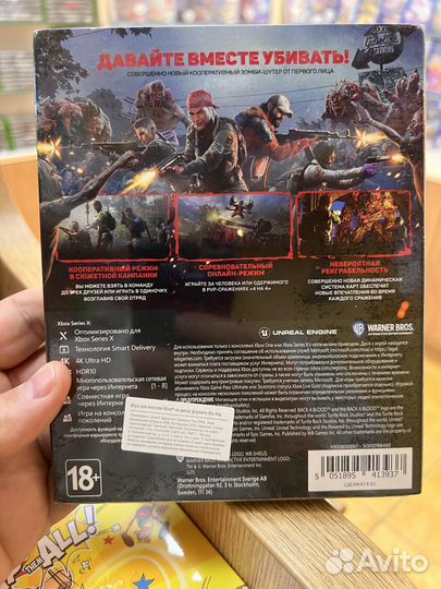 Back 4 Blood. Специальное диск для Xbox новый