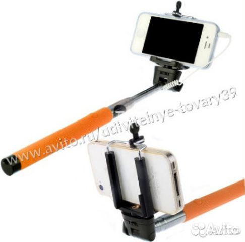 Монопод Activ Cable 101, с проводом, оранжевый