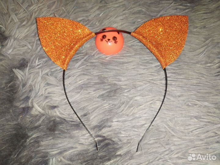 Ободок ушки корона