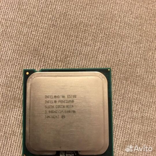 Комплект - Intel 2 ядра Е5700 на DDR3 (775 сокет)