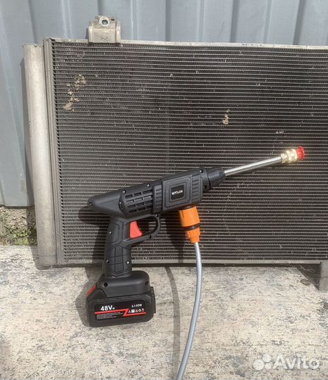 Для промывки авто радиаторов Мойка на АКБ