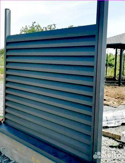 Забор жалюзи