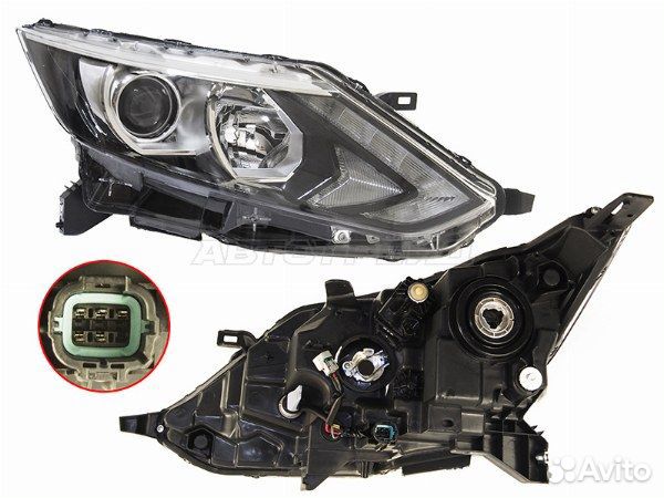 Фара nissan qashqai 14-22