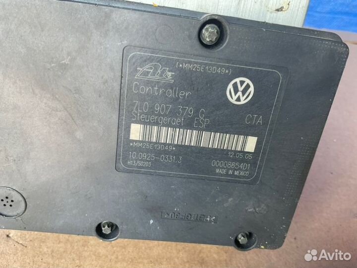 Блок abs Volkswagen Touareg 7L 4.2L dohc smpi