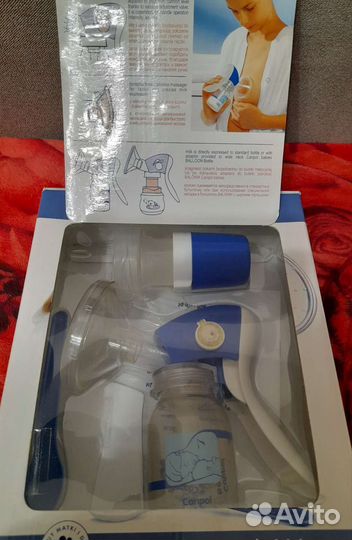 Молокоотсос ручной premium Canpol babies