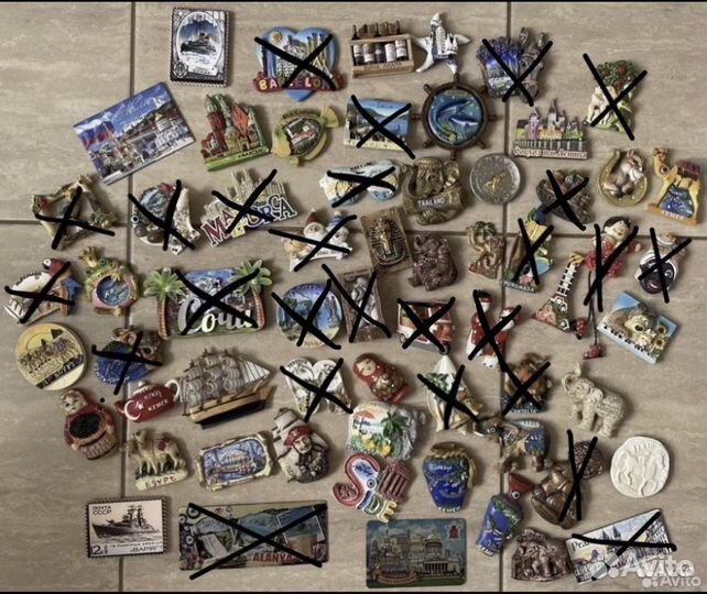 Магниты на холодильник из разных стран