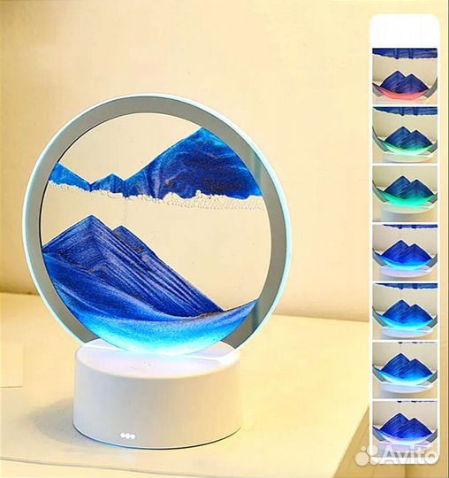 Светодиодный светильник лампа ночник 3D Картина