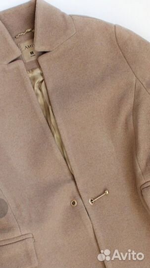 Шерстяное пальто amii новое