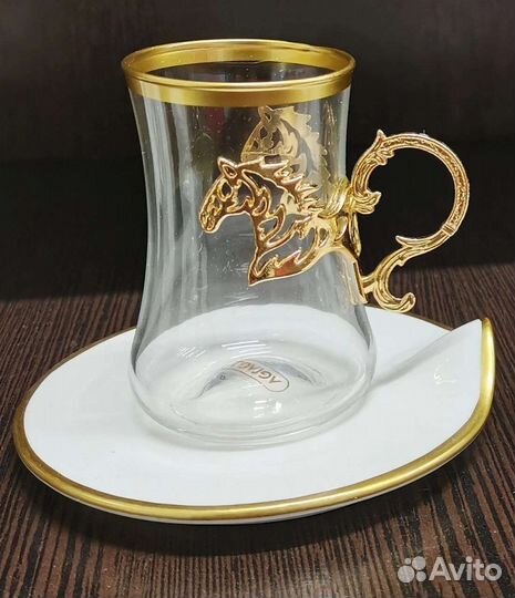 Набор армуды с блюдцем