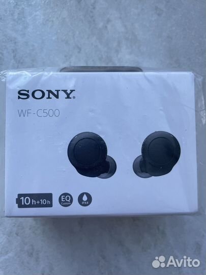 Беспроводные наушники sony WF-C500