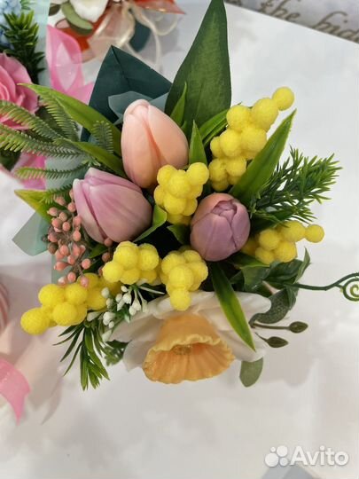 Букет из мыла 