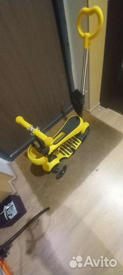 Самокат детский трехколесный бу