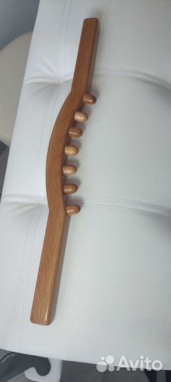 Скалка для массажа, коромысло с шипами