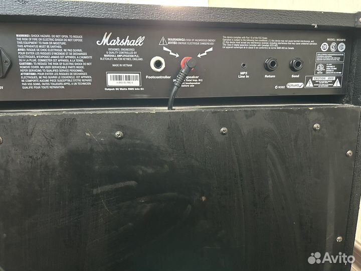 Комбоусилитель marshall mg50fx