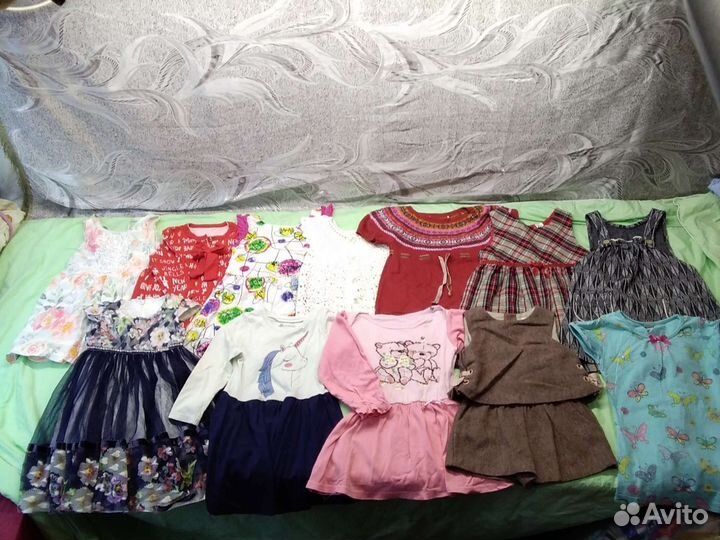 Детские вещи пакетом для девочек 80-92