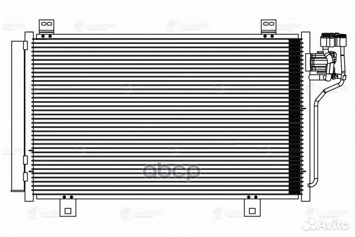 Радиатор кондиц. для а/м Mazda CX-5 (11) (lrac