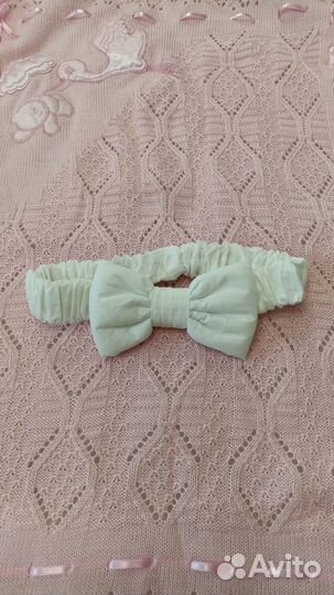 Плед (одеяло) и бант на выписку