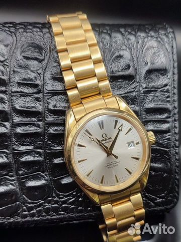 Часы omega seamaster gold объявление продам