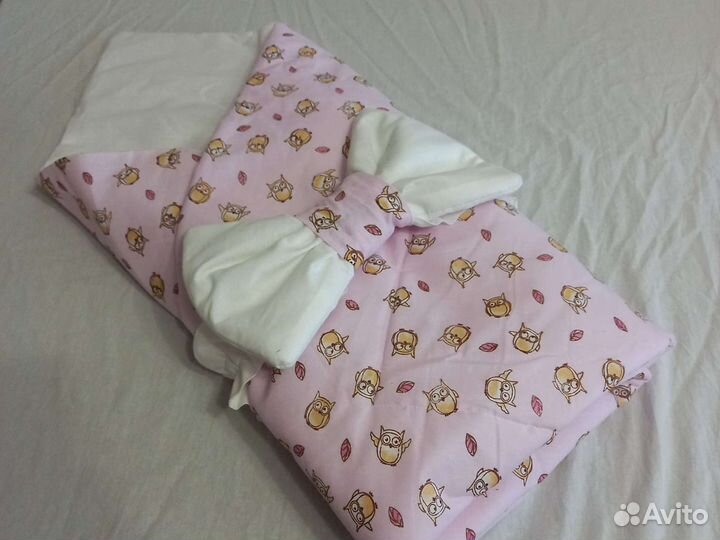 Конверт на выписку для девочки новый