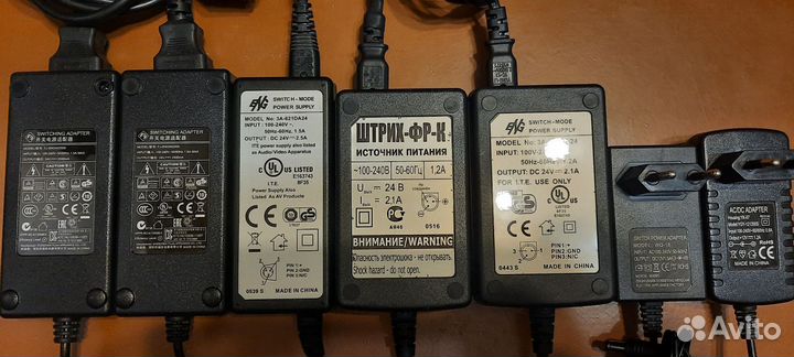 Блоки питания 12V и 24V