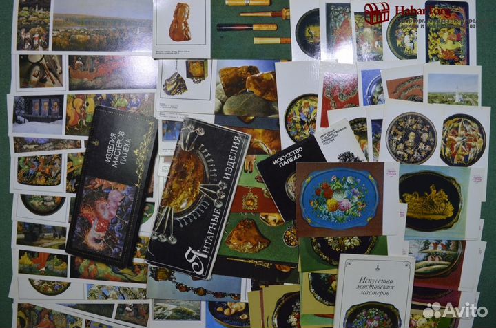 Большой сборный лот открыток СССР, на тему 