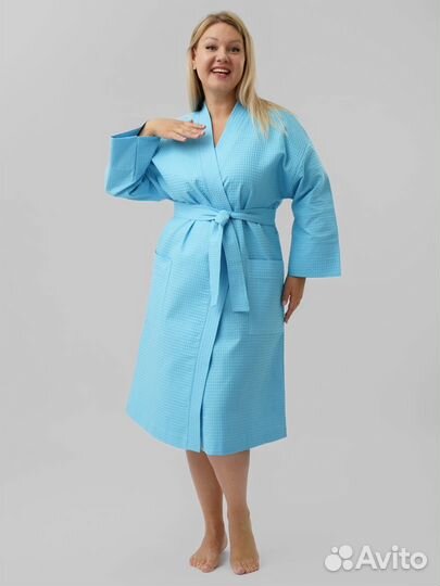 Халат банный вафельный Артикул 1417 - 1414