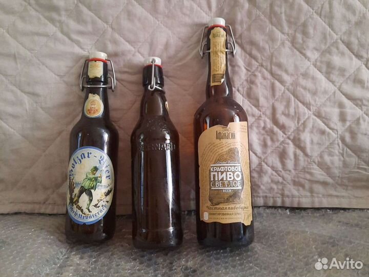 Бутылка стеклянная